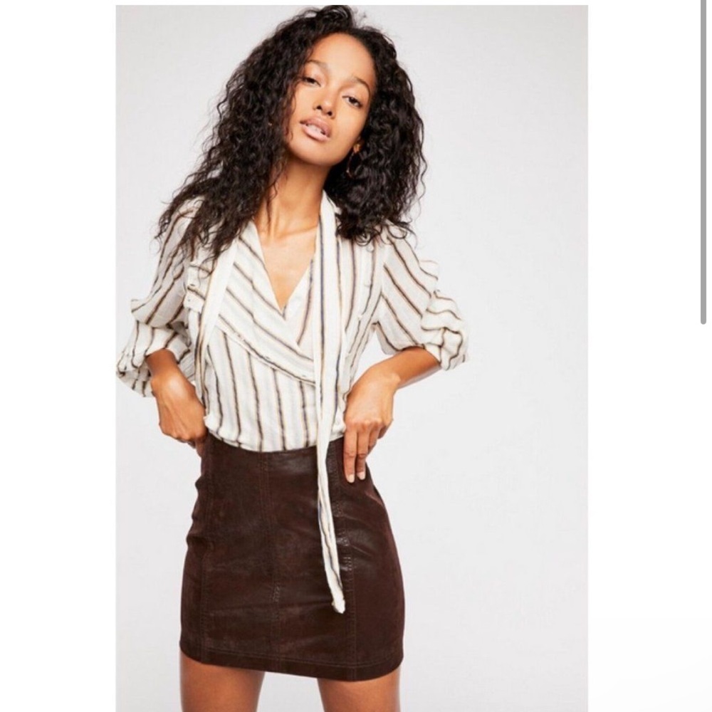 Free People Modern Femme Miniskirt
